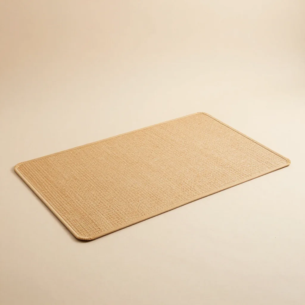 An extra-large pandanus floor mat